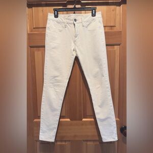 American Eagle Outfitters Women’s Cream Skinny Jeans Jeggings